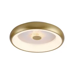 JUST LIGHT. GmbH Loftlamper > Vertigo LED-loftslampe, CCT, Ø 46,5 cm, messing