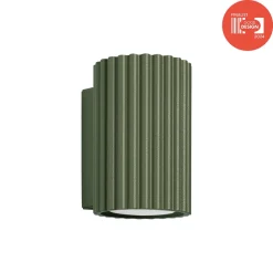 SOLLUX LIGHTING Væglamper|Væglamper > Væglampe ALORA, højde 10 cm, olivengrøn, metal, 1 x GU10