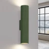 SOLLUX LIGHTING Gang|Væglamper > Væglampe ALORA, højde 30 cm, olivengrøn, metal, 2 x GU10
