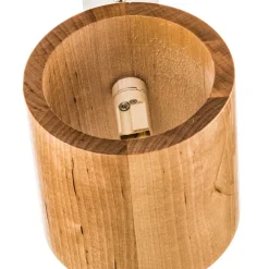 Gang|Pendellamper ^ SOLLUX LIGHTING Væglampe Ara som cylinder i træ