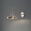 Opviq Gang|Væglamper > Væglampe Berceste, guld, metal, højde 23 cm, E27