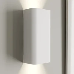 Gang|Væglamper ^ Nowodvorski Lighting Væglampe Bergen op & ned, hvid