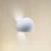 Væglamper ^ SOLLUX LIGHTING Væglampe Bullet op/ned i keramik i hvid
