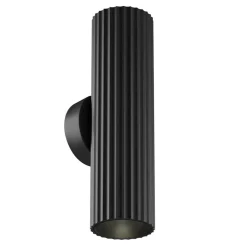 Væglamper|Væglamper ^ Maytoni Væglampe Calipso, sort, højde 20 cm metal 2xGU10 op/ned