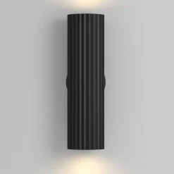 Væglamper|Væglamper ^ Maytoni Væglampe Calipso, sort, højde 20 cm metal 2xGU10 op/ned