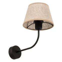 TK Lighting Væglamper|Væglamper > Væglampe Chicago med skærm i hør