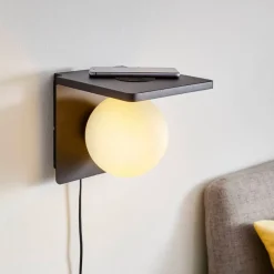 EGLO Væglamper > Væglampe Ciglie med QI-ladefunktion