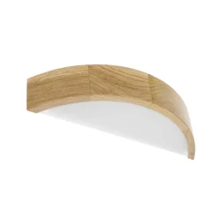 TEMAR LIGHTING Væglamper > Væglampe Cleo D1DR410, egetræ, 41 cm lang, E27