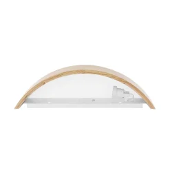 TEMAR LIGHTING Væglamper > Væglampe Cleo D1DR410, egetræ, 41 cm lang, E27