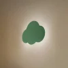 Væglamper|Væglamper ^ TK Lighting Væglampe Cloud, grøn, metal, 38 cm bred, 2 lyskilder, G9
