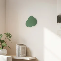 Væglamper|Væglamper ^ TK Lighting Væglampe Cloud, grøn, metal, 38 cm bred, 2 lyskilder, G9