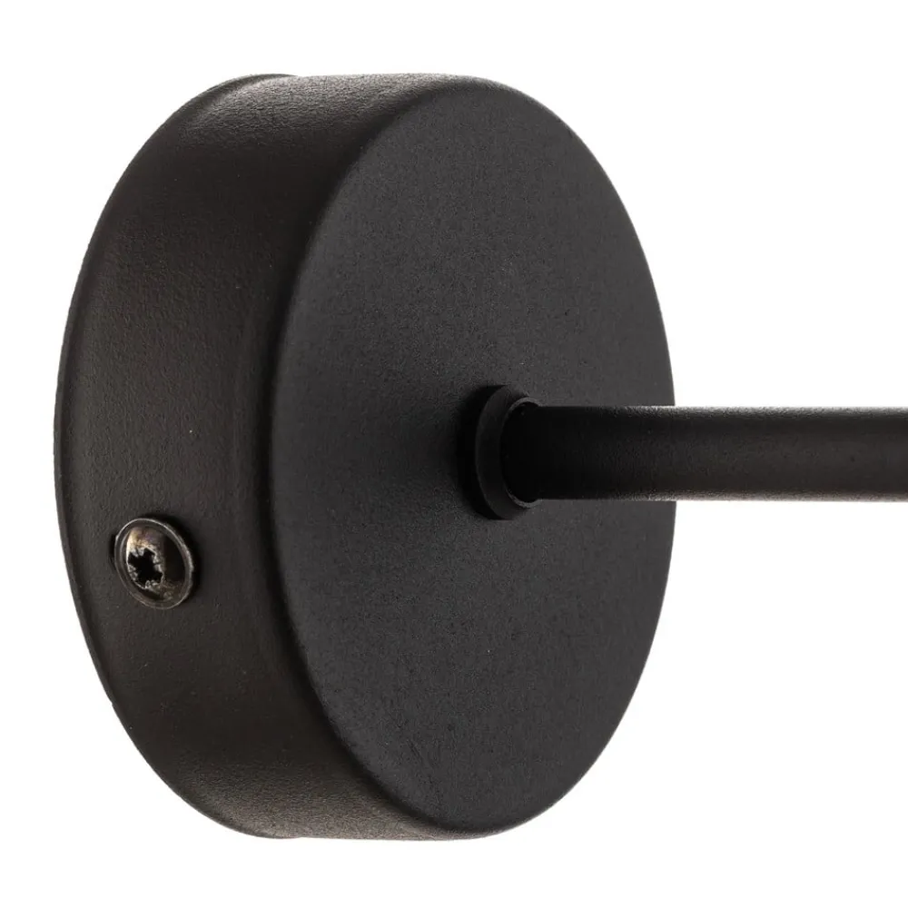 Væglamper ^ TK Lighting Væglampe Cubus, sort/røggrå, glas, 30 cm høj, E27
