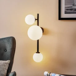 ALDEX Væglamper|Væglamper > Væglampe Dione, 3 lyskilder, sort
