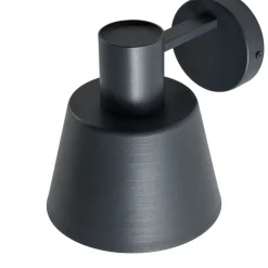 Væglamper|Væglamper ^ SIGMA Væglampe Dunka, antracit 1 lyskilde, stål, højde 17 cm