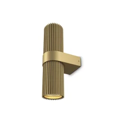 Væglamper ^ Maytoni Væglampe DYNAMICS, guldfarvet, højde 23 cm, metal op/ned
