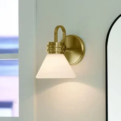 KICHLER Væg- Og Spejllamper > Væglampe Farum 1, bronzefarvet, stål, glas, G9