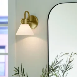 KICHLER Væg- Og Spejllamper > Væglampe Farum 1, bronzefarvet, stål, glas, G9