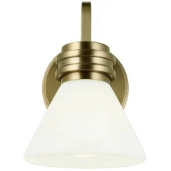 KICHLER Væg- Og Spejllamper > Væglampe Farum 1, bronzefarvet, stål, glas, G9