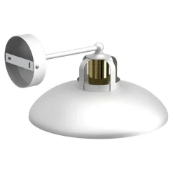 Eko-Light Væglamper > Væglampe Felix, hvid/guld