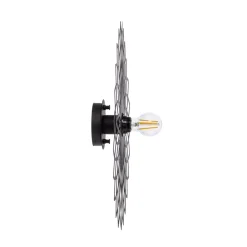 Opviq Væglamper > Væglampe Fellini MR-987 hulmønster Ø50cm sort