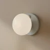 ALDEX Væglamper|Væglamper > Væglampe Flo, grå, Ø 19 cm, glas