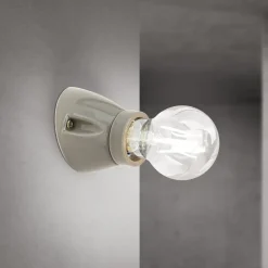 Væglamper|Væglamper ^ ORION Væglampe Frost, gau, keramik, E27