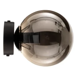 EMIBIG LIGHTING Væglamper|Væglamper > Væglampe Glassy, sort, grafit, glas, E14, Ø 14 cm
