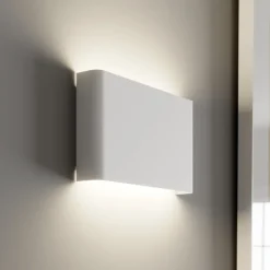 Nowodvorski Lighting Væglamper|Væglamper > Væglampe Haga, hvid, metal, G9, op/ned, 25,5 cm bred