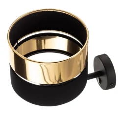 TK Lighting Gang|Pendellamper > Væglampe Hilton, sort/guld