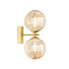 Væglamper|Væglamper ^ Luce Ambiente Design Væglampe HONEY, højde 23 cm, messing-/cremefarvet, 2 lyskilder