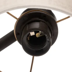 EMIBIG LIGHTING Væglamper > Væglampe Jari stofskærm, hvid-guld