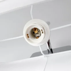 Lucande Væglamper > Væglampe Jettka med tekstilskærm og kontakt