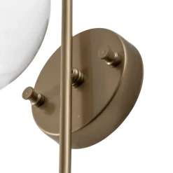 Gang|Pendellamper ^ Opviq Væglampe Jewel, guldfarvet, glas, højde 36 cm, E14