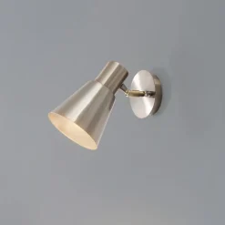 Opviq Væglamper|Væglamper > Væglampe Kem, messing, metal, højde 22 cm, E27