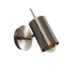 Opviq Gang|Væglamper > Væglampe Kem, messing, metal, højde 23 cm, E27