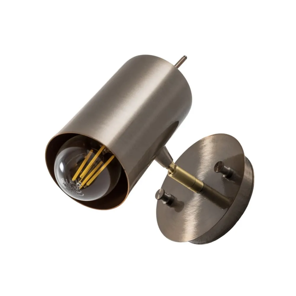 Opviq Gang|Væglamper > Væglampe Kem, messing, metal, højde 23 cm, E27