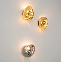 Zambelis Væglamper > Væglampe 22048, kromfarvet, glas, højde 27,5 cm, E14