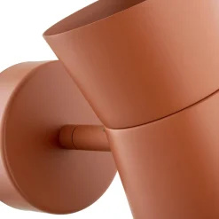 Argon Væglamper > Væglampe Lotta, terracotta, spotlight, stål, justerbar