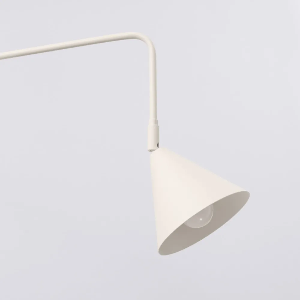 SOLLUX LIGHTING Væglamper|Væglamper > Væglampe LYS, beige, Ø 14 cm, metal, stik, E14