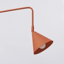SOLLUX LIGHTING Væglamper|Væglamper > Væglampe LYS, okker, Ø 14 cm, metal, stik, E14