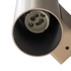 Argon Væglamper|Væglamper > Væglampe Marion Plus, guld, GU10, stål, højde 18 cm