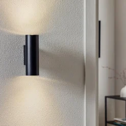 Gang|Væglamper ^ Trio Lighting Væglampe Marley 2 lyskilder sort