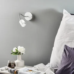 Eko-Light Væglamper > Væglampe Maxi med fleksibel arm, hvid