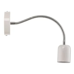 Eko-Light Væglamper > Væglampe Maxi med fleksibel arm, hvid
