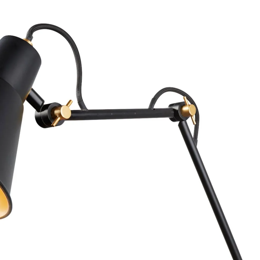Searchlight Væglamper > 7403 væglampe med 3 led, sort, guld