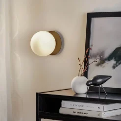 EMIBIG LIGHTING Gang|Pendellamper > Væglampe Minerva K1 med sort metalramme