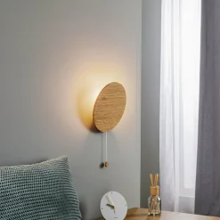 Nowodvorski Lighting Gang|Væglamper > Væglampe Minimal i egetræ