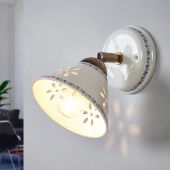 Ceramiche Gang|Væglamper > Væglampe NONNA i hvid keramik
