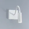 Væglamper|Væglamper ^ Argon Væglampe Ojos, hvid, læselampe, justerbar, 33 cm, G9