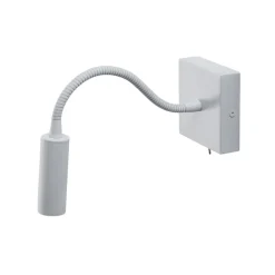 Væglamper|Væglamper ^ Argon Væglampe Ojos, hvid, læselampe, justerbar, 33 cm, G9